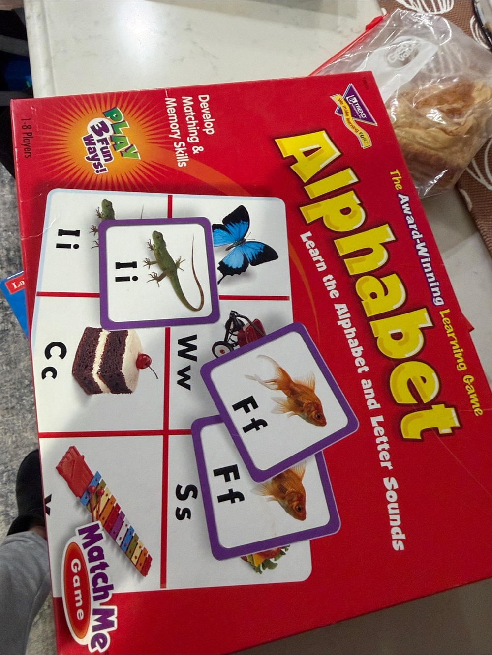 Alphabet Learning Match Game - Red - MatchMe